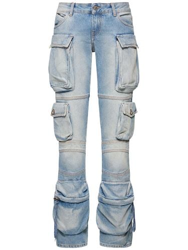 Essie Denim Low Waist Cargo Jeans - THE ATTICO - Modalova