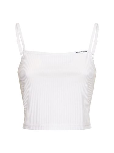 Cami Cotton Crop Top - ALEXANDER WANG - Modalova