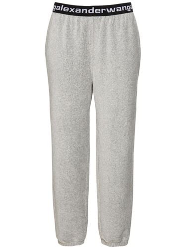 Stretch-kordhose Mit Logo - ALEXANDER WANG - Modalova