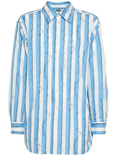 Swimmers Printed Light Cotton Shirt - BOTTEGA VENETA - Modalova