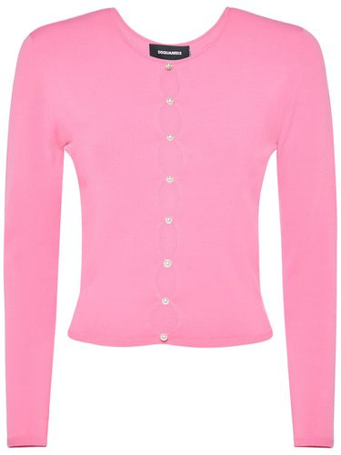 Top In Maglia Di Misto Viscosa / Perle - DSQUARED2 - Modalova