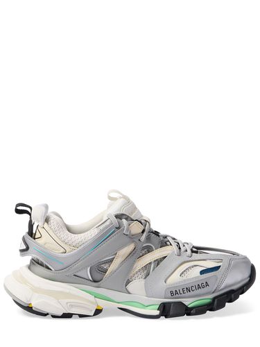 Mm Track Faux Leather Sneakers - BALENCIAGA - Modalova