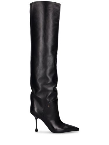 Mm Cycas Kb Leather Knee High Boots - JIMMY CHOO - Modalova