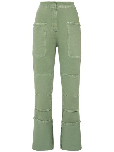 Facella High Waist Cotton Drill Pants - MAX MARA - Modalova