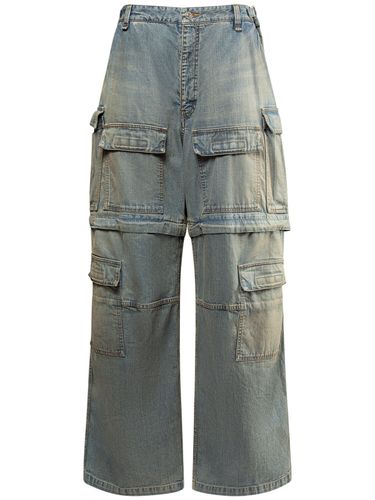 Denim Cargo Jeans - BALENCIAGA - Modalova