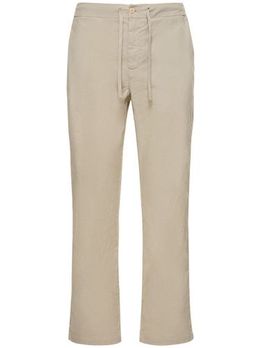 Oscar Linen & Cotton Chino Pants - FRESCOBOL CARIOCA - Modalova