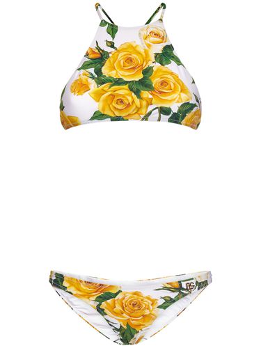 Bikini Aus Jersey Mit Druck - DOLCE & GABBANA - Modalova