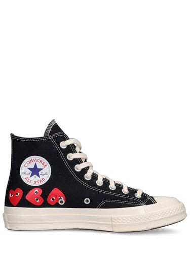 Sneakers Altas Play Converse De Algodón 20mm - COMME DES GARÇONS PLAY - Modalova