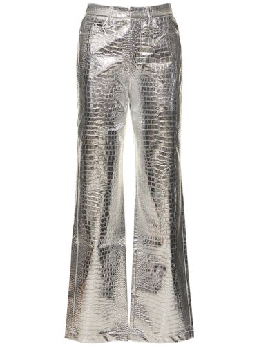 Textured Metallic Viscose Pants - ROTATE - Modalova