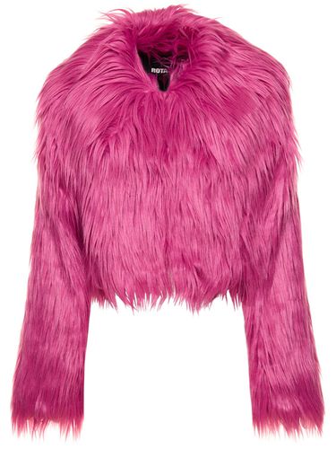 Fluffy Cropped Jacket - ROTATE - Modalova