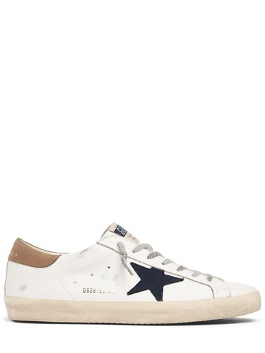 Super-star Leather Sneakers - GOLDEN GOOSE - Modalova