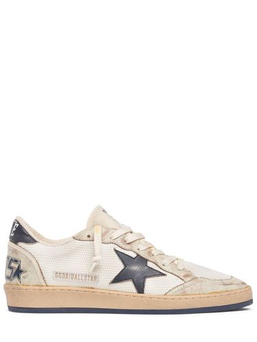 Ballstar Leather & Mesh Sneakers - GOLDEN GOOSE - Modalova