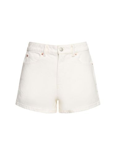 High Rise Cotton Shorts - ALEXANDER WANG - Modalova