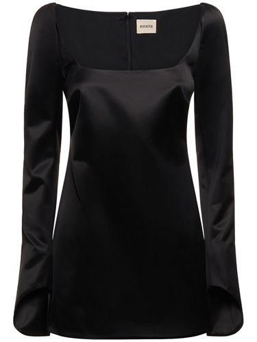 Tate Long Sleeved Crepe Mini Dress - KHAITE - Modalova