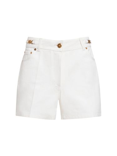 Denim Shorts - VERSACE - Modalova