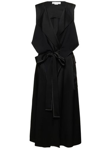 Midikleid Aus Viskosemischung „trench“ - VICTORIA BECKHAM - Modalova