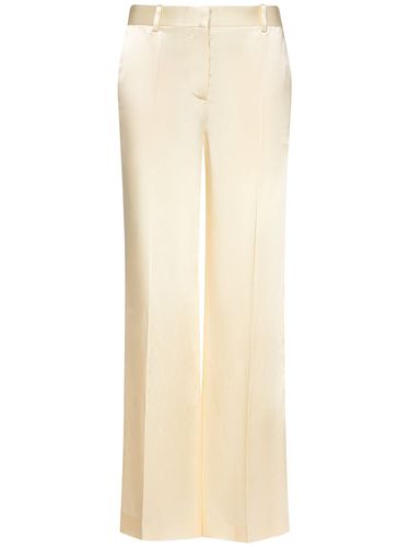 Encore Midrise Satin Flared Pants - THE ROW - Modalova