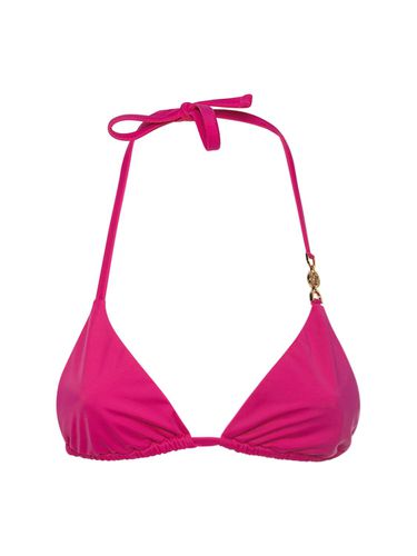 Medusa Lycra Triangle Bikini Top - VERSACE - Modalova