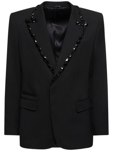 Blazer Con Bordado - DOLCE & GABBANA - Modalova