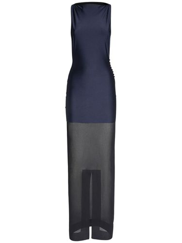 La Robe Banista Satin & Mesh Long Dress - JACQUEMUS - Modalova