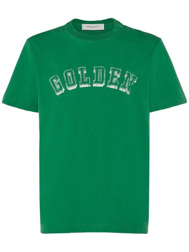 T-shirt Aus Baumwolle Mit Druck "journey" - GOLDEN GOOSE - Modalova