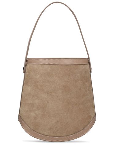 The Bucket Suede Shoulder Bag - SAVETTE - Modalova