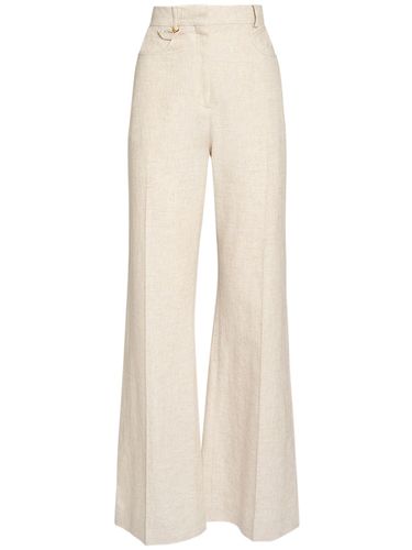 Pantalones De Lino - JACQUEMUS - Modalova