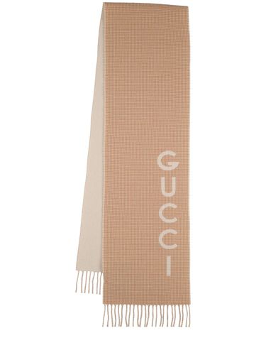 Wool & Cashmere Scarf - GUCCI - Modalova