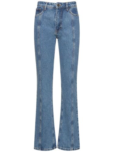 Straight Cotton Denim Jeans - ROTATE - Modalova