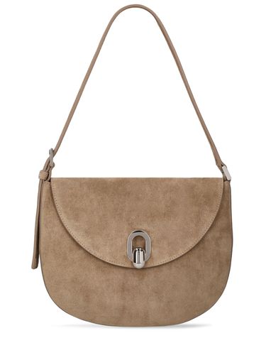 Borsa Hobo The Small Tondo In Camoscio - SAVETTE - Modalova