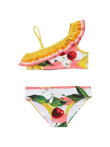 Bikini De Techno Estampado - DOLCE & GABBANA - Modalova