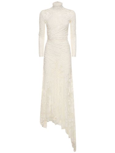 Devoré Viscose Jersey Long Dress - PHILOSOPHY DI LORENZO SERAFINI - Modalova