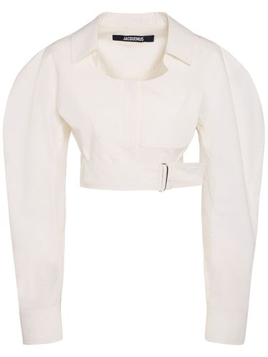 Camicia La Chemise Obra In Popeline Di Cotone - JACQUEMUS - Modalova