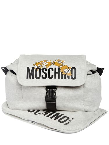 Bolso Cambiador Y Colchoneta De Nylon - MOSCHINO - Modalova