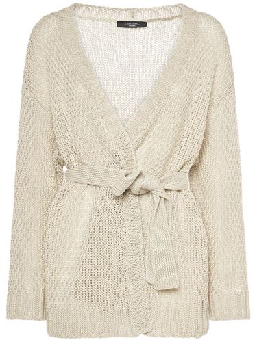 Kabala Belted Linen Knit Cardigan - WEEKEND MAX MARA - Modalova