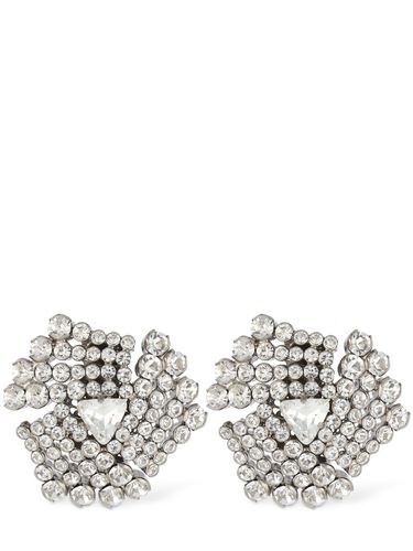 Crystal Stud Earrings - ALESSANDRA RICH - Modalova