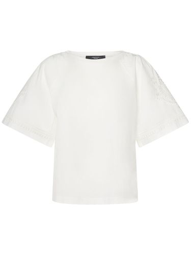 Livorno Cotton Jersey Top W/embroidery - WEEKEND MAX MARA - Modalova