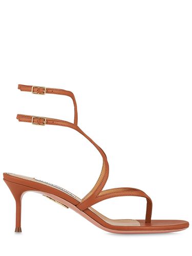 Mm Baia Leather Sandals - AQUAZZURA - Modalova