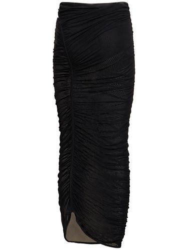 Mesh Midi Skirt - MUGLER - Modalova