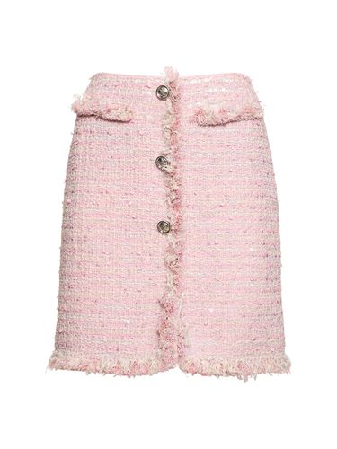 Minifalda De Algodón Bouclé - GIAMBATTISTA VALLI - Modalova