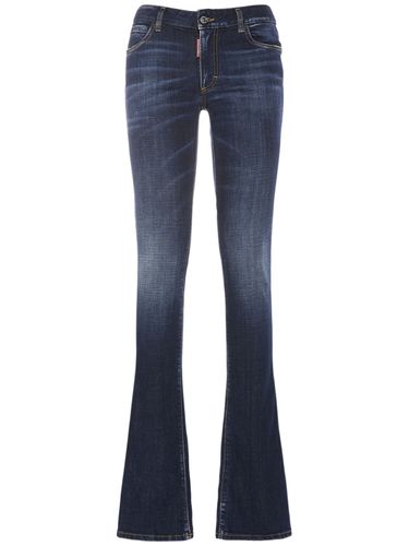 Trompetenjeans Aus Denim Mit Ausschnitten - DSQUARED2 - Modalova