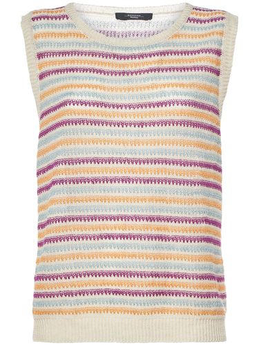 Caldaia Linen Knit Sleeveless Top - WEEKEND MAX MARA - Modalova