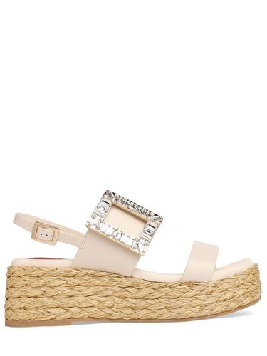 Mm Hohe Plateauschuhe Aus Leder „summer Strass“ - ROGER VIVIER - Modalova