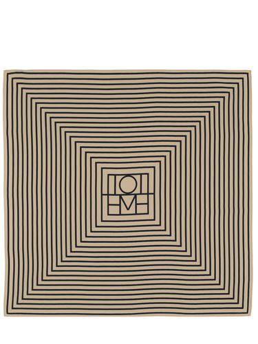 Signature Monogram Silk Scarf - TOTEME - Modalova