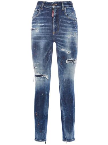 Twiggy Distressed Skinny Jeans - DSQUARED2 - Modalova