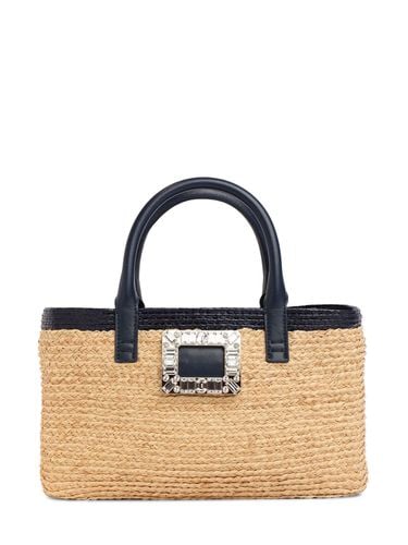 Kleine Raffia-tote „skate“ - ROGER VIVIER - Modalova