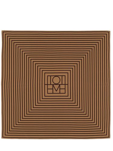 Signature Monogram Silk Scarf - TOTEME - Modalova