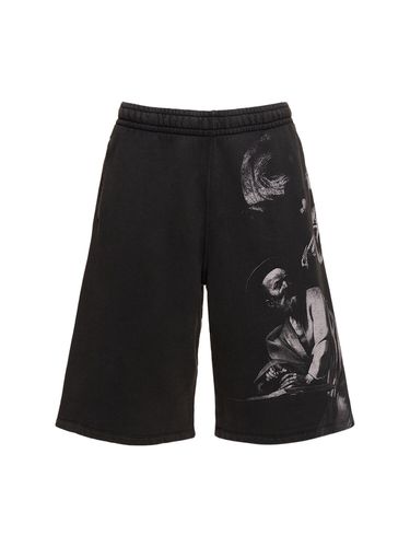 S. Matthew Over Cotton Sweat Shorts - OFF-WHITE - Modalova