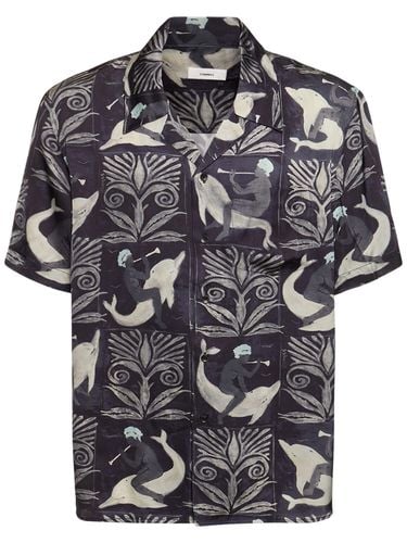 Fresco Tile Print S/s Shirt - COMMAS - Modalova