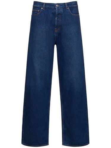 Arrow Loose Cotton Denim Jeans - OFF-WHITE - Modalova